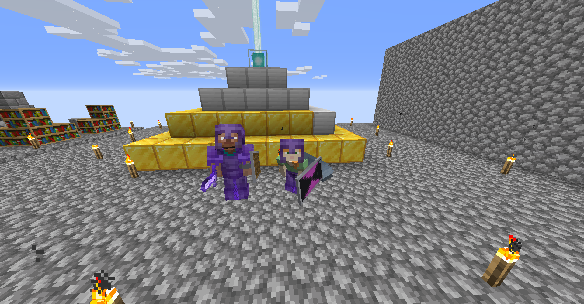 和同学一起完结的空岛生存